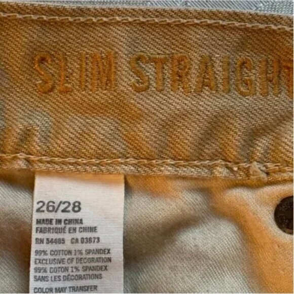 American Eagle Outfitters Men's Tan Jeans Size 26 x 28 - Picture 4 of 6